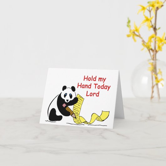 Carte Hold My Hand Today (Fleur jaune)