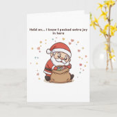 Carte Hold On… I Know I Packed Extra Joy in Here Cute (Fleur jaune)