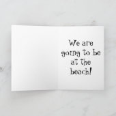 Carte Holiday Beach (Intérieur)