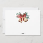 Carte Holiday Bells (Dos)