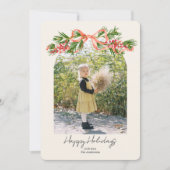 Carte Holiday Bow Arc Photo Holiday (Devant)