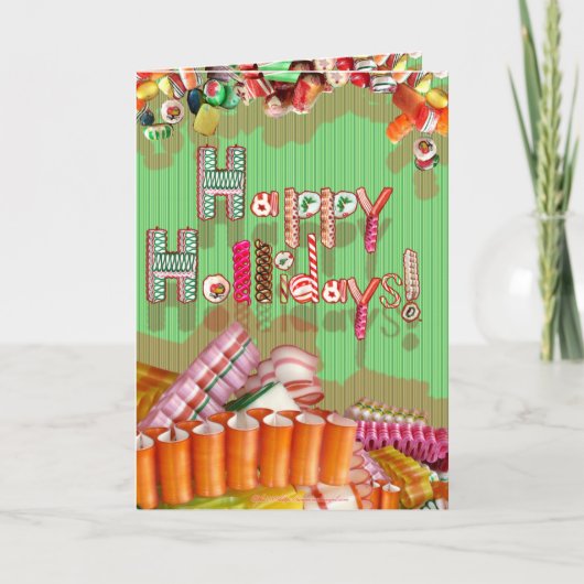 Carte Holiday Candy (Devant)