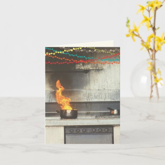 Carte Holiday Chaos Card (Fleur jaune)