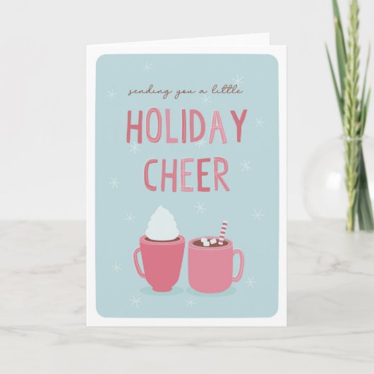 Carte Holiday Cheer Greeting Card (blank inside) (Devant)