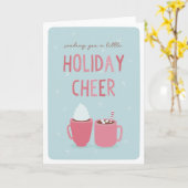 Carte Holiday Cheer Greeting Card (blank inside) (Fleur jaune)