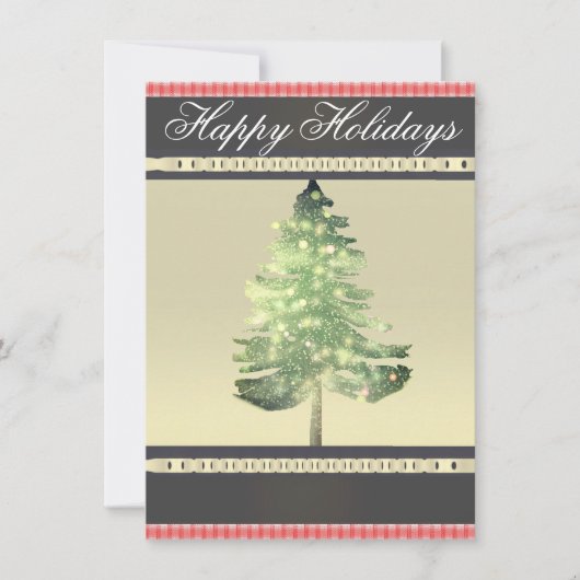 Carte Holiday, Christmas, Invitation,Greeting,New years, (Devant)