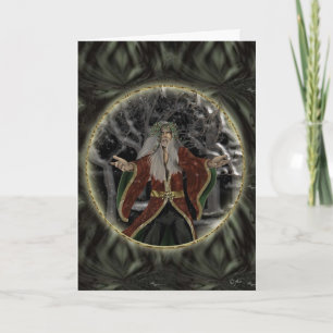 Carte Holiday Holly King