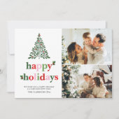 Carte Holiday Holly Merry & Bright (Devant)