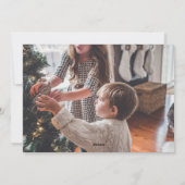 Carte Holiday Joyeux Gratuit (Dos)