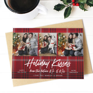 Carte Holiday Kisses Future M. & Mme 3 Photo