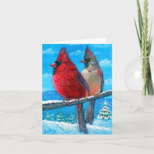 Carte 'Holiday LoveBirds' (Devant)