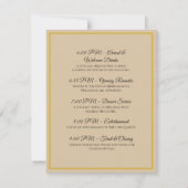 Carte Holiday Luxe Christmas Event Program | Itinerary (Dos)