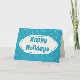 Carte Holiday Message personnalisée