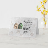 Carte Holiday Neighbor Thank You Card (Fleur jaune)