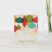 Carte Holiday Ornaments Card (Devant)