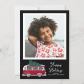 Carte Holiday Retro Van Photo Holiday (Devant)