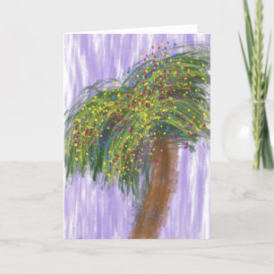 Carte Holiday Shore Tree Art Card