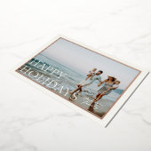 Carte Holiday Simplicity Foil Photo Holiday (Rotation)