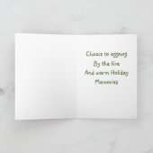 Carte Holiday Snowman (Intérieur)