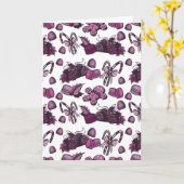 Carte Holiday Sweets- Sugar Plum (Solid) (Fleur jaune)