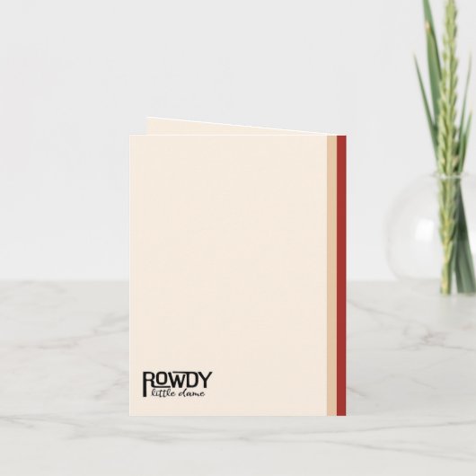 Carte Holiday Warm Wishes Card (Dos)