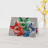 Carte Holidays (Fleur jaune)