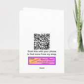 Carte Holing Wolf Silhouette Sympathie pour la perte d'a (Dos)