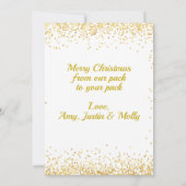 Carte Holly Berries Floral Botanique Photo Noël (Dos)