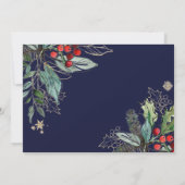 Carte Holly Berries Outlet Noël 2 photos Vacances (Dos)