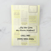 Carte Holly Cow "Appelle-Moi !" (Intérieur)