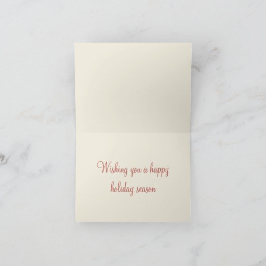 Carte Holly de Noël (Intérieur)