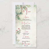 Carte Holly d'hiver et Berries (Devant)