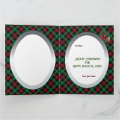 Carte Holly Jolly Cardinal Salutations de Noël (Intérieur)