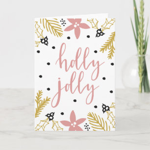 Carte Holly Jolly Christmas