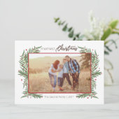 Carte Holly Noël la plus agréable (Debout devant)
