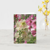 Carte Hollyhocks : Japon (Fleur jaune)
