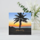 Carte Hollywood, Floride - soleil tropical (Debout devant)