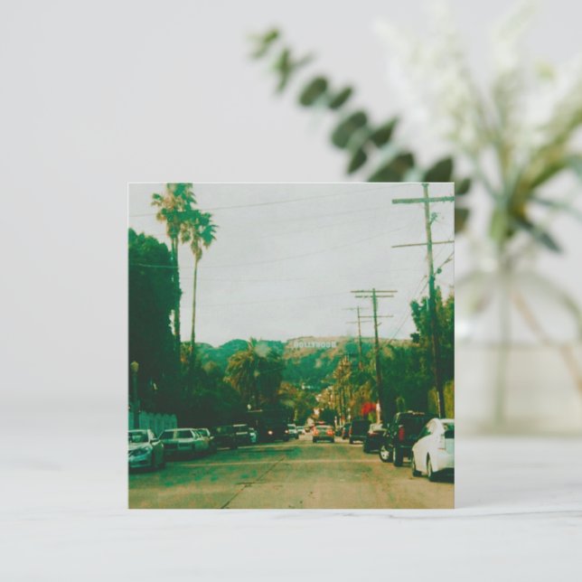 Carte Hollywood Hills (Debout devant)