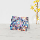 Carte Holographique brillant et audacieux (Fleur jaune)