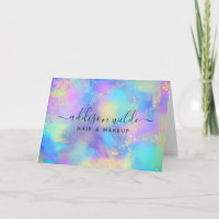 Holographique Étincelle Opale Iridescent Merci