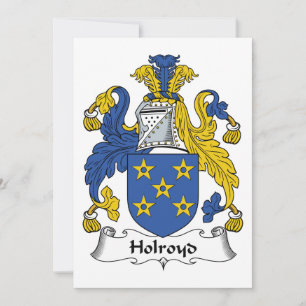 Carte Holroyd Family Crest