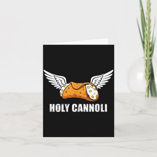 Carte Holy Cannoli Tri-blend Funny Quote (Devant)