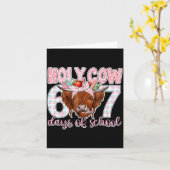 Carte Holy Cow 67 Days Of School Teacher Six Seven Meme  (Fleur jaune)