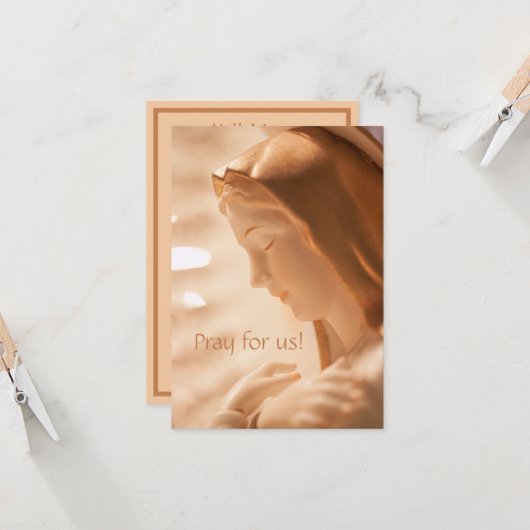 Carte Holy Mary (Devant/Arrière en situation)