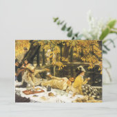 Carte Holyday, le pique-nique de James Tissot, Art Victo (Debout devant)