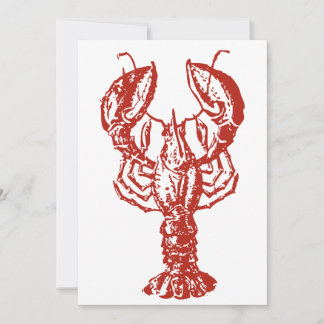 Carte Homard Art, Roi des cadeaux de fruits de mer
