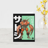 Carte Homard Bitcoin (btc Crypto Statement &amp ; Anime (Fleur jaune)