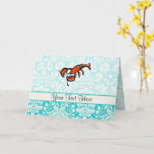 Carte Homard ; mignon (Fleur jaune)