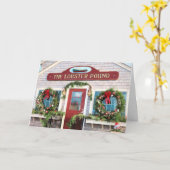 Carte Homard Pound vacances (Fleur jaune)