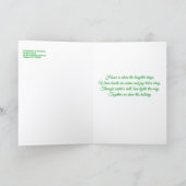 Carte 'Home for the Holidays' Folded Greeting Card (Intérieur)